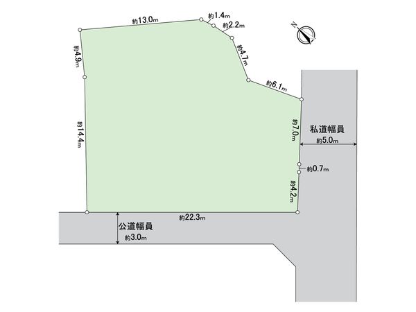 中区本牧町2丁目(土地) 区画図 中区本牧町2丁目(土地) 区画図