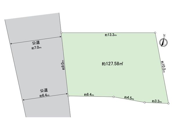 栄区田谷町(古家付土地) 区画図 栄区田谷町(古家付土地) 区画図