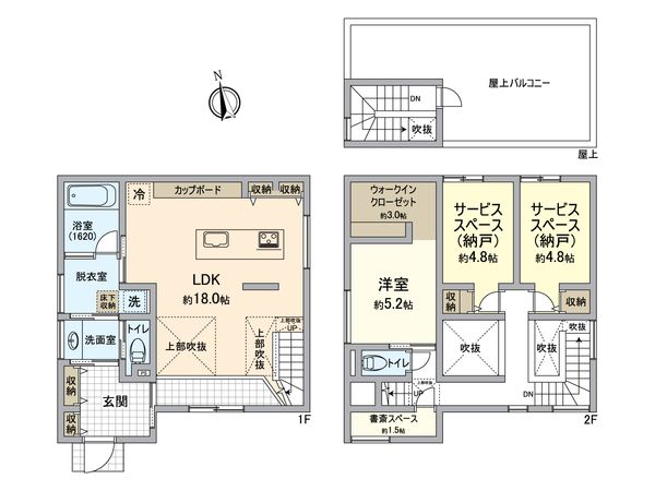 中区本牧間門(戸建) 間取図(平面図)