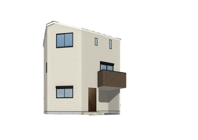 中区山元町3丁目(新築戸建)A号棟 外観パース図 中区山元町3丁目(新築戸建)A号棟 外観パース図