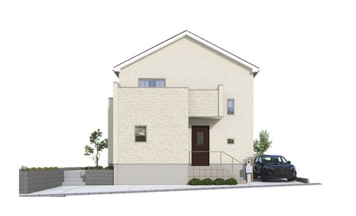 戸塚区戸塚町(新築戸建) 外観パース図