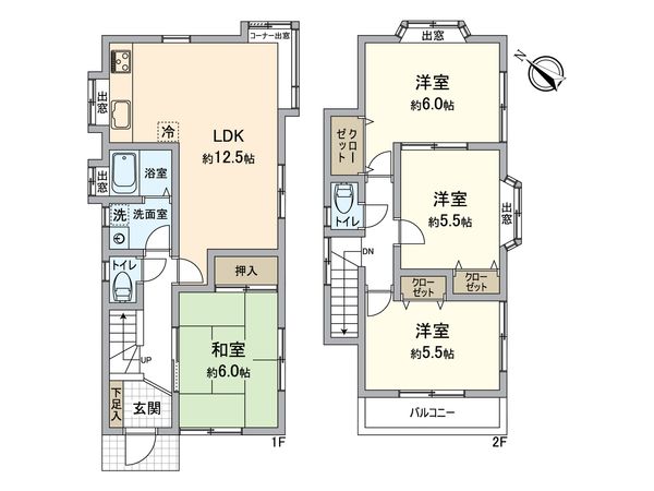 南区平楽(戸建) 間取図(平面図) 間取図(平面図)