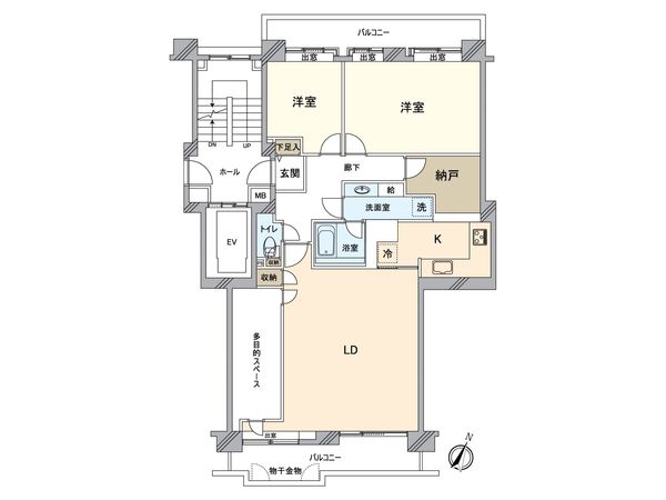 パークシティ本牧 I棟 間取図(平面図) パークシティ本牧 I棟 間取図(平面図)