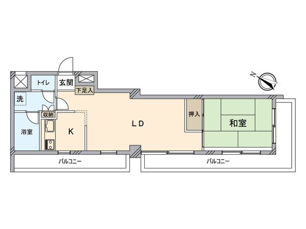 ラ・スピーガ元町 間取図(平面図)