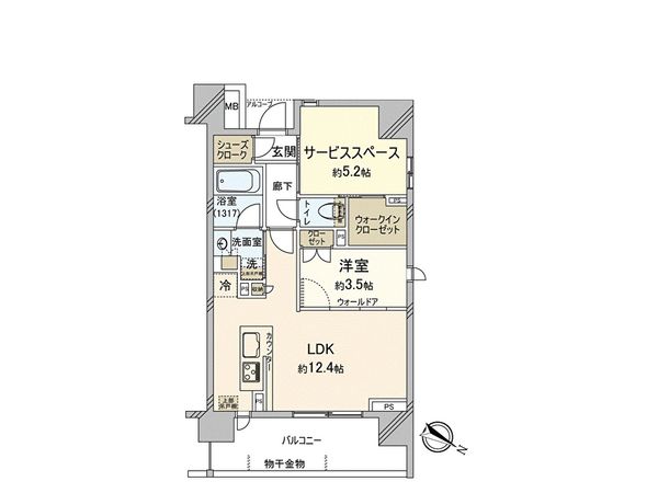 アーデルディア西横浜 間取図(平面図) 間取図(平面図)