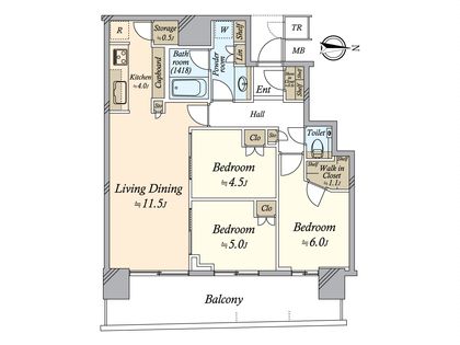 間取図(平面図)