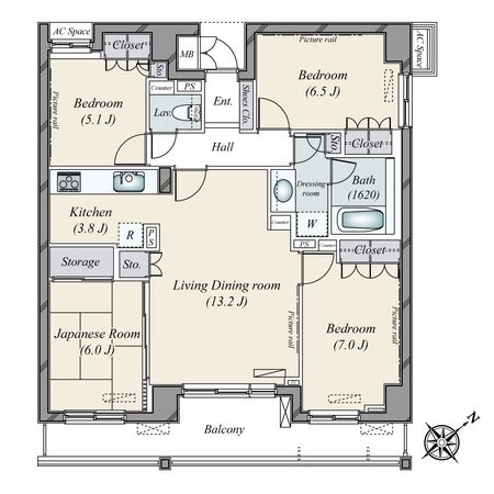グランブリエ横濱山下公園 間取図(平面図) グランブリエ横濱山下公園 間取図(平面図)