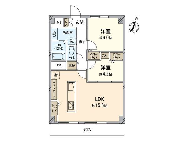 横浜山手マンション 間取図(平面図) 間取図(平面図)