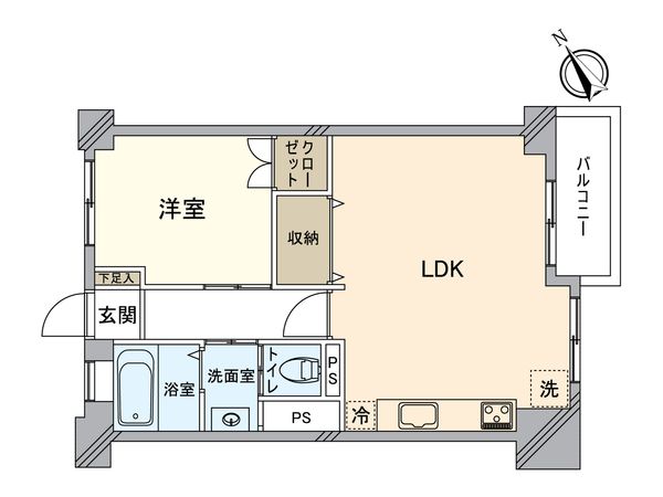 コープ竹の丸 間取図(平面図) コープ竹の丸 間取図(平面図)