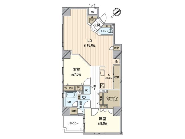 グランドステージ海岸通り 間取図(平面図)