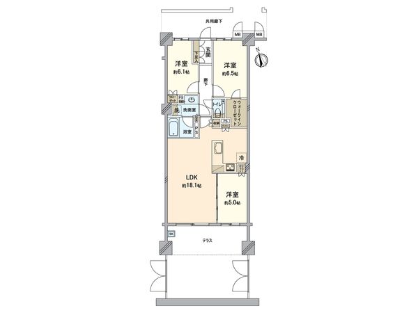 プレシス横濱山手パークフロント 間取図(平面図) プレシス横濱山手パークフロント 間取図(平面図)