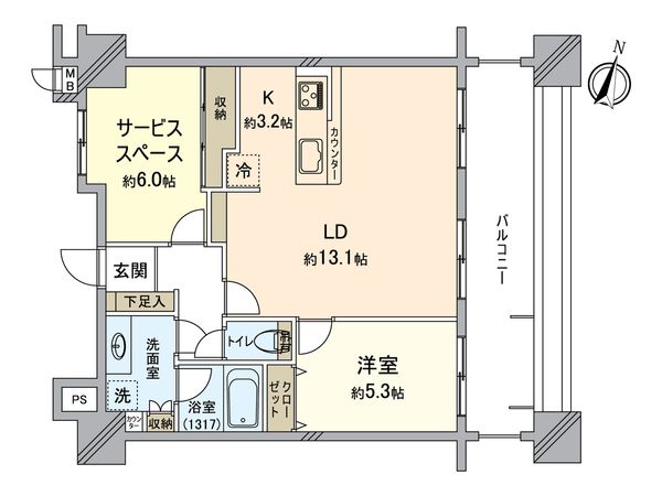 ミオカステーロ横濱根岸 間取図(平面図) ミオカステーロ横濱根岸 間取図(平面図)