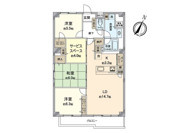 ロイヤルブラフ 間取図(平面図) ロイヤルブラフ 間取図(平面図)