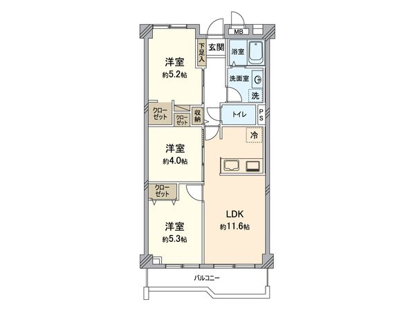メゾン緑ケ丘 間取図(平面図)