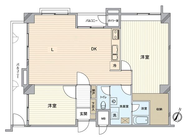 山手ハイム 間取図(平面図) 山手ハイム 間取図(平面図)