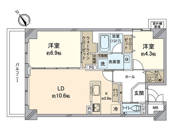 グランブリエ横濱山下公園 間取図(平面図) グランブリエ横濱山下公園 間取図(平面図)