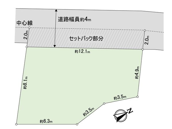豊島区西巣鴨2丁目 土地 区画図