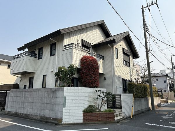 足立区竹の塚5丁目 土地 前面道路含む外観