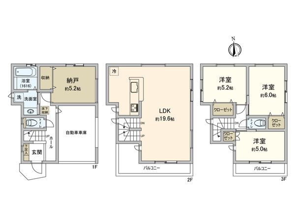 関原2丁目 新築戸建 間取図(平面図)