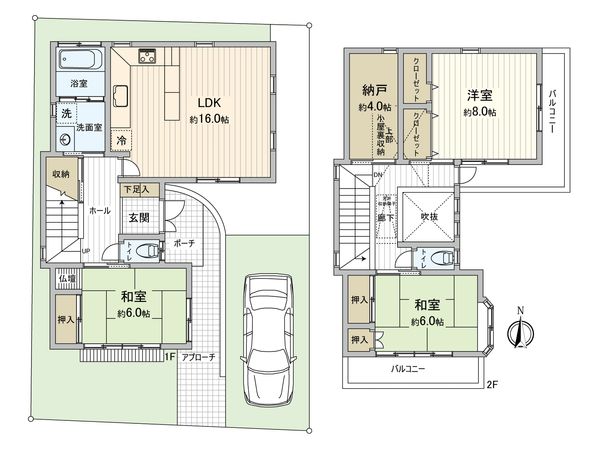 西伊興3丁目 戸建 間取図(平面図) 西伊興3丁目 戸建 間取図(平面図)