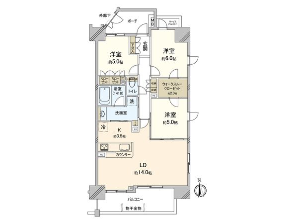 間取図(平面図)