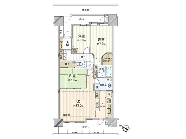 間取図(平面図)
