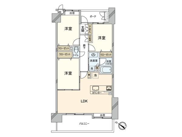 間取図(平面図)