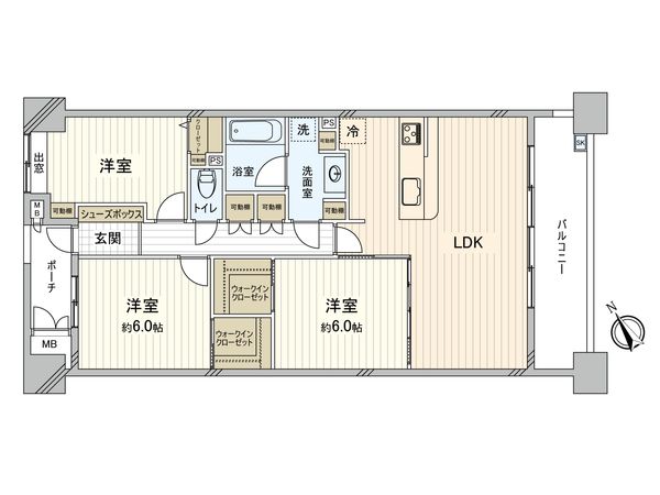 梅島パーク・ホームズ 間取図(平面図) 間取図(平面図)