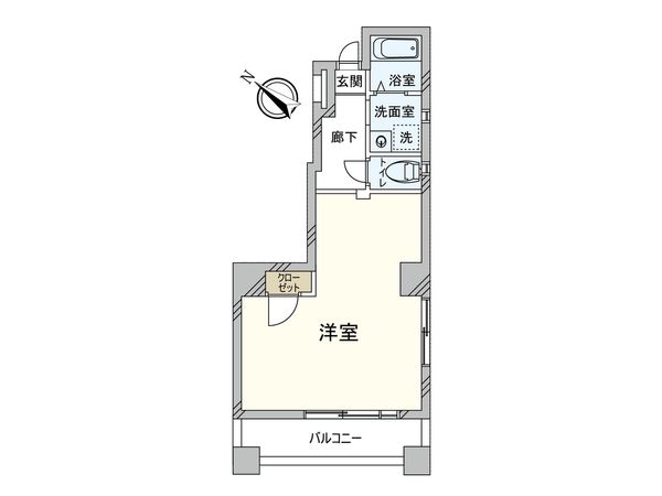 プロスペール日暮里 間取図(平面図)