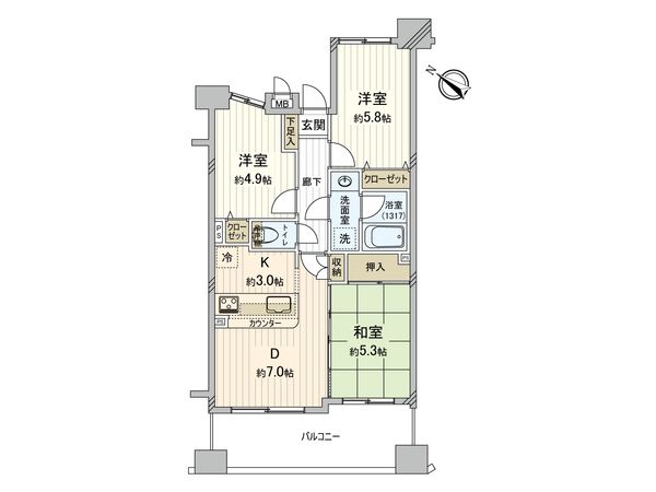 間取図(平面図)