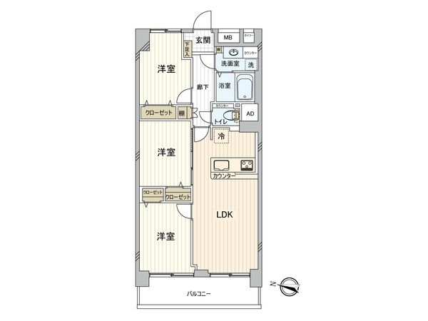 間取図(平面図)