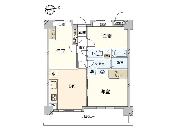 レクセルマンション西新井 間取図(平面図)