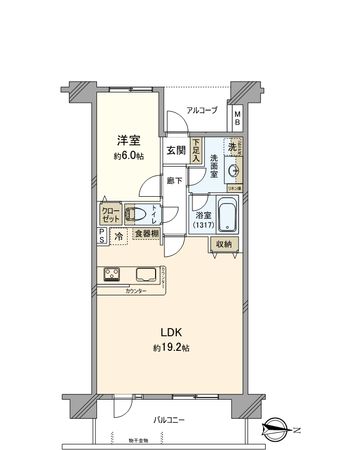 センチュリー梅島 間取図(平面図)