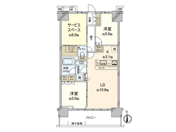 浅草タワー 間取図(平面図) 浅草タワー 間取図(平面図)