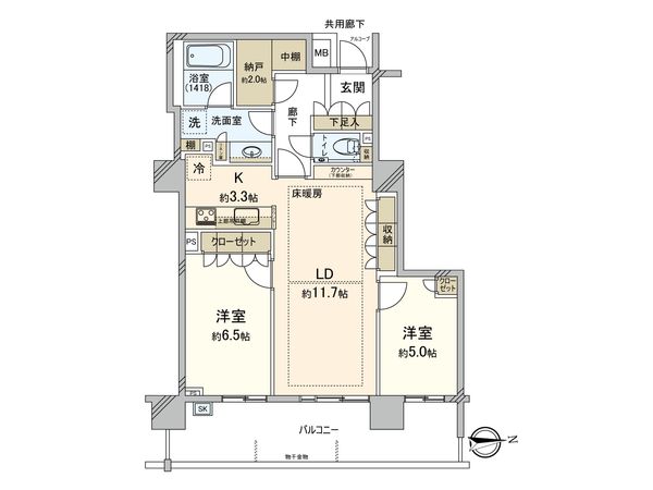 ザ・ステージオ パークフロントタワー 間取図(平面図) ザ・ステージオ パークフロントタワー 間取図(平面図)