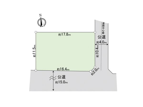 緑区橋本6丁目 土地 区画図