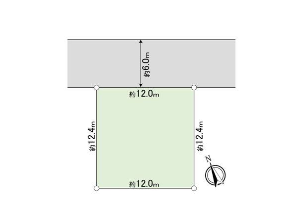 町田市小山ヶ丘4丁目 土地 区画図