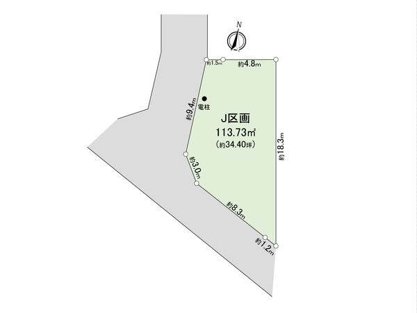 緑区二本松2丁目 J区画 区画図 区画図