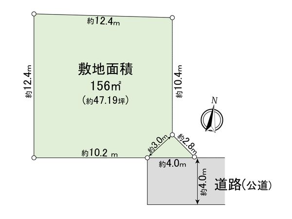 緑区二本松1丁目 土地 区画図 緑区二本松1丁目 土地 区画図