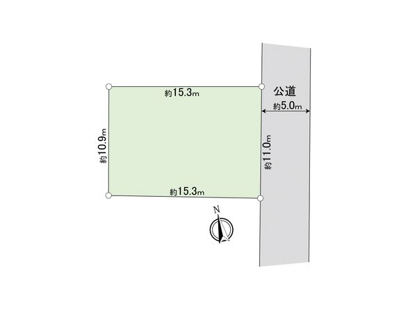 緑区相原3丁目 土地 区画図