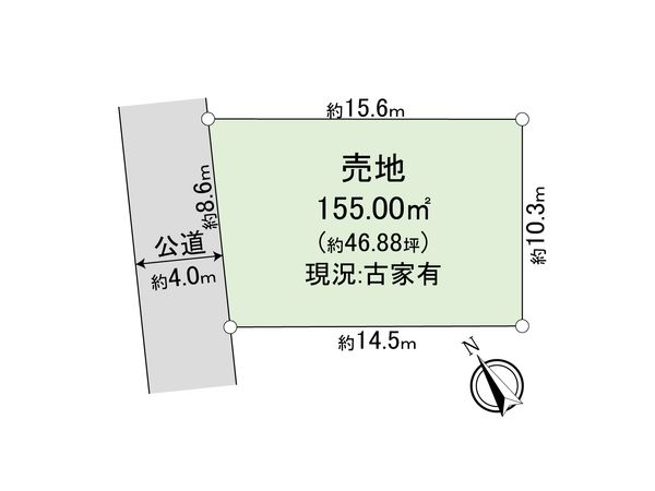 中央区宮下本町1丁目 土地 区画図