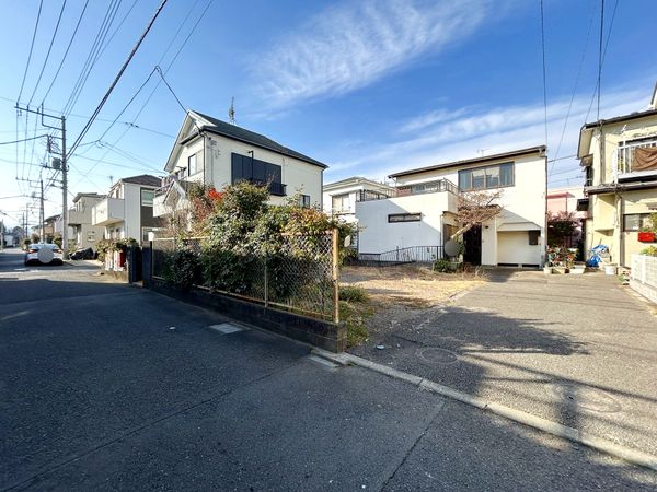 中央区陽光台4丁目 土地 前面道路含む外観