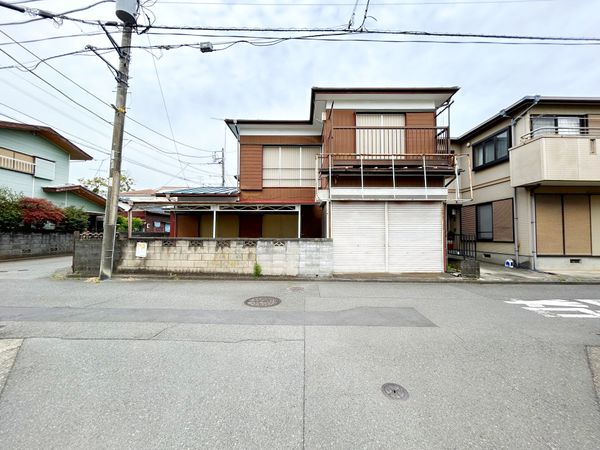 中央区上溝 土地 前面道路含む外観