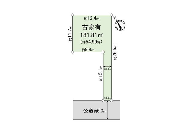 中央区中央5丁目 土地 区画図 中央区中央5丁目 土地 区画図