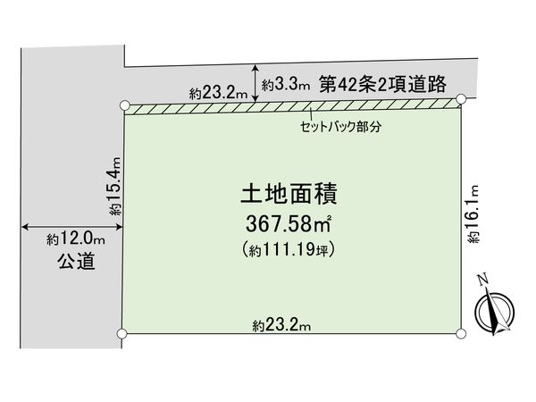 相模原市緑区橋本5丁目 土地 区画図