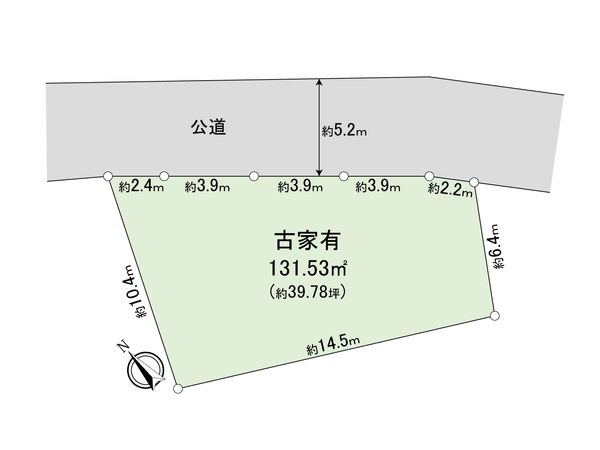 中央区宮下本町2丁目 土地 区画図 中央区宮下本町2丁目 土地 区画図