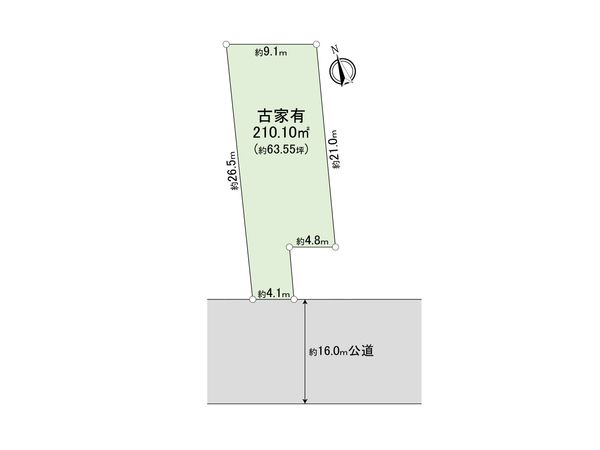 緑区元橋本町 土地 区画図 緑区元橋本町 土地 区画図