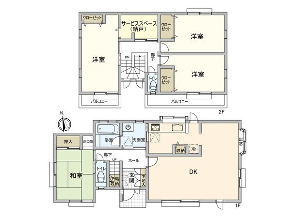 中央区上矢部5丁目 戸建 間取図(平面図) 中央区上矢部5丁目 戸建 間取図(平面図)