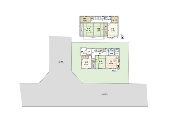 町田市小山ヶ丘5丁目 戸建 間取図(平面図) 町田市小山ヶ丘5丁目 戸建 間取図(平面図)