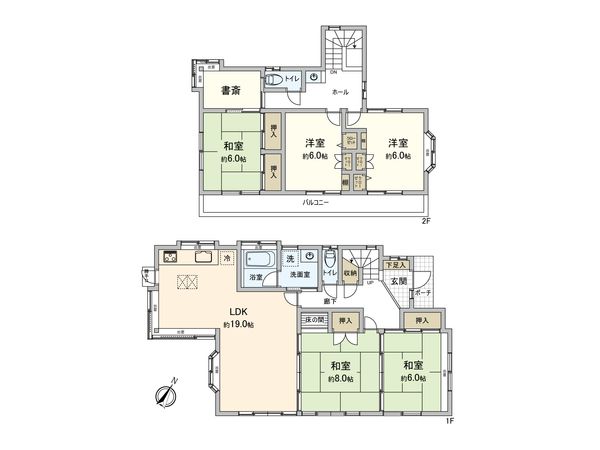 緑区橋本8丁目 間取図(平面図)